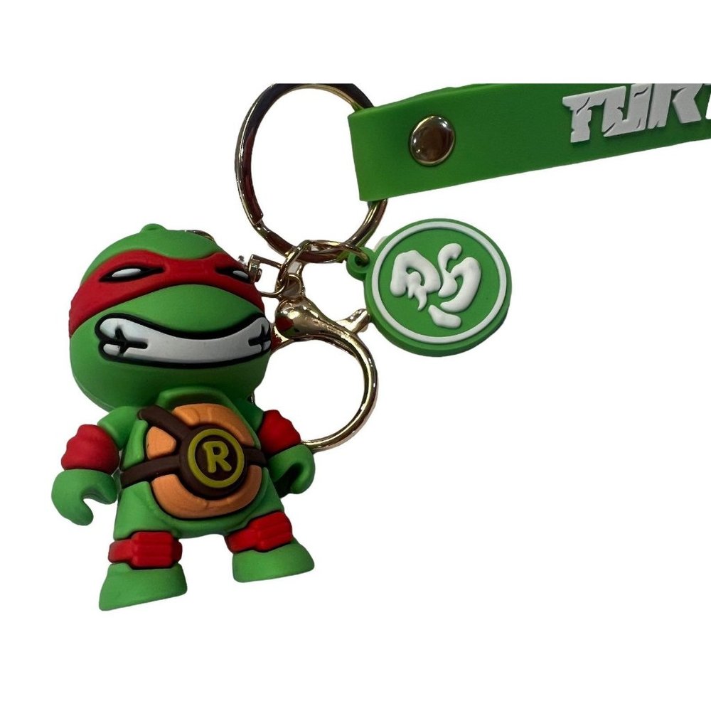 NEW Teenage Mutant Ninja Turtles Raphael PVC Keychain/Bag Clip‎